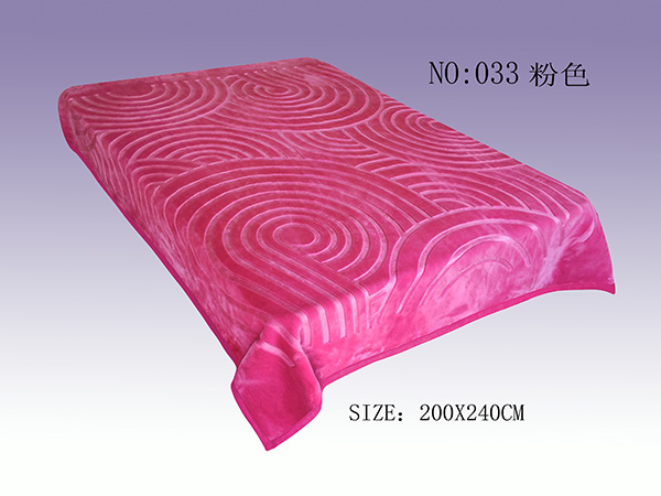 Embossed blankets 033 pink